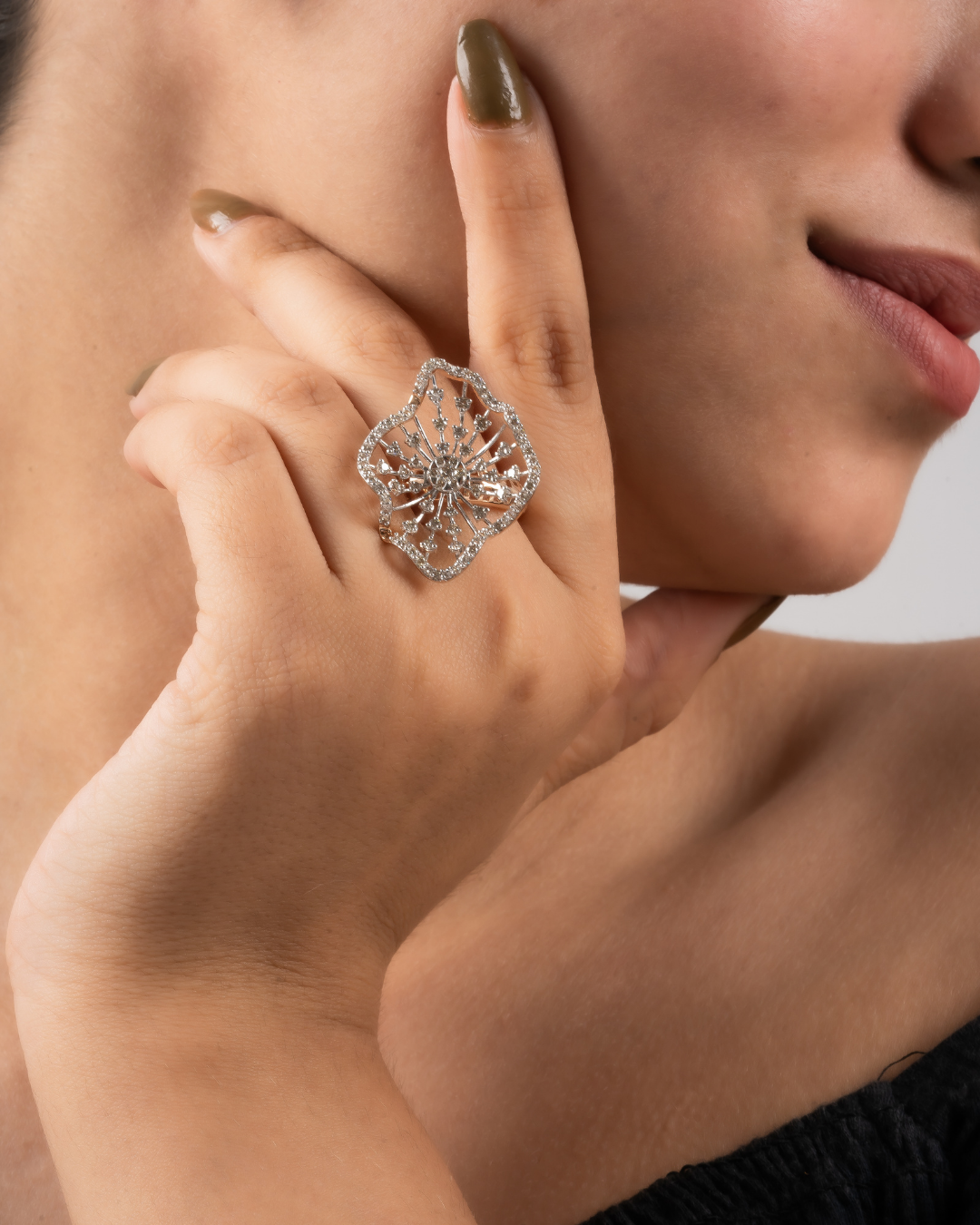 sparkling diamond ring