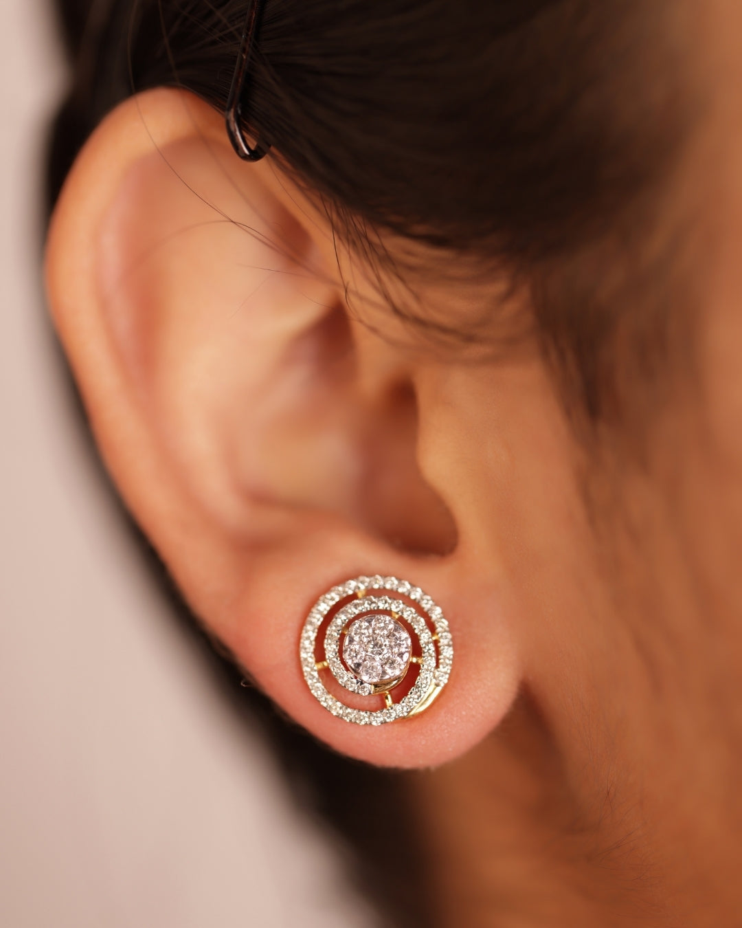 Radiant Cluster Diamond Earings