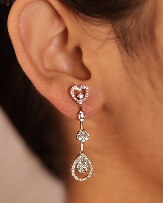 Dazzling Diamond Danglers