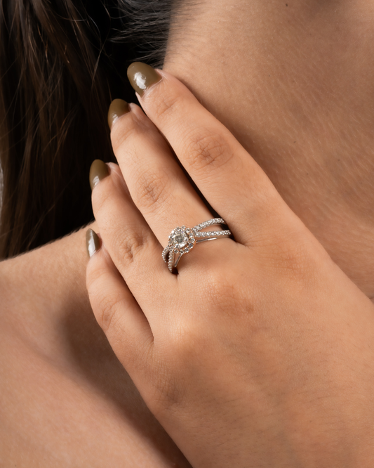marking moment solitaire ring