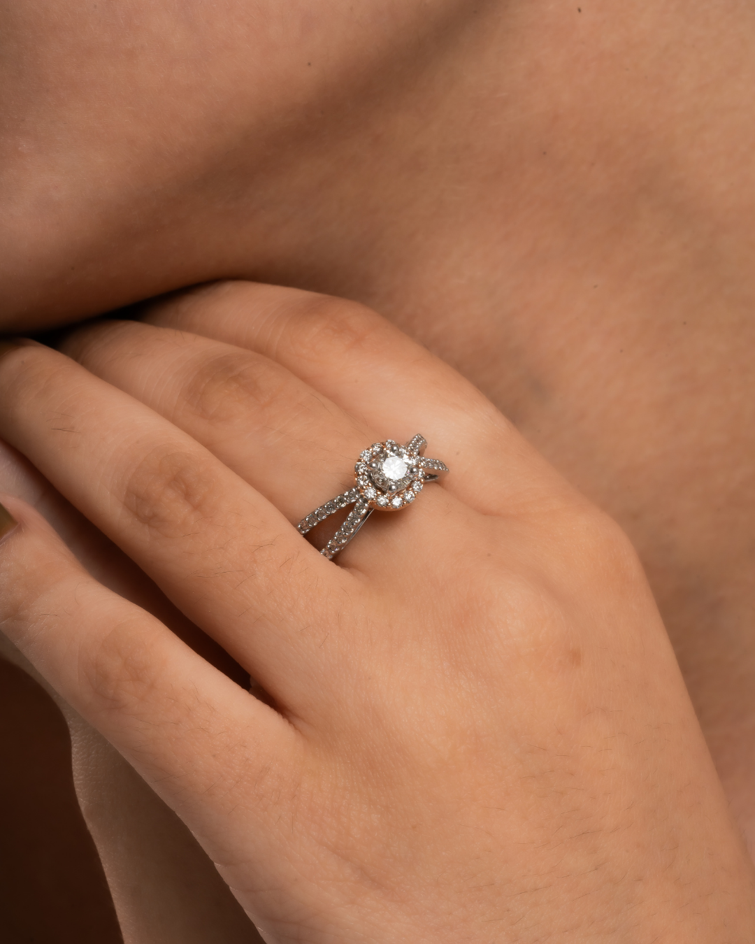 marking moment solitaire ring