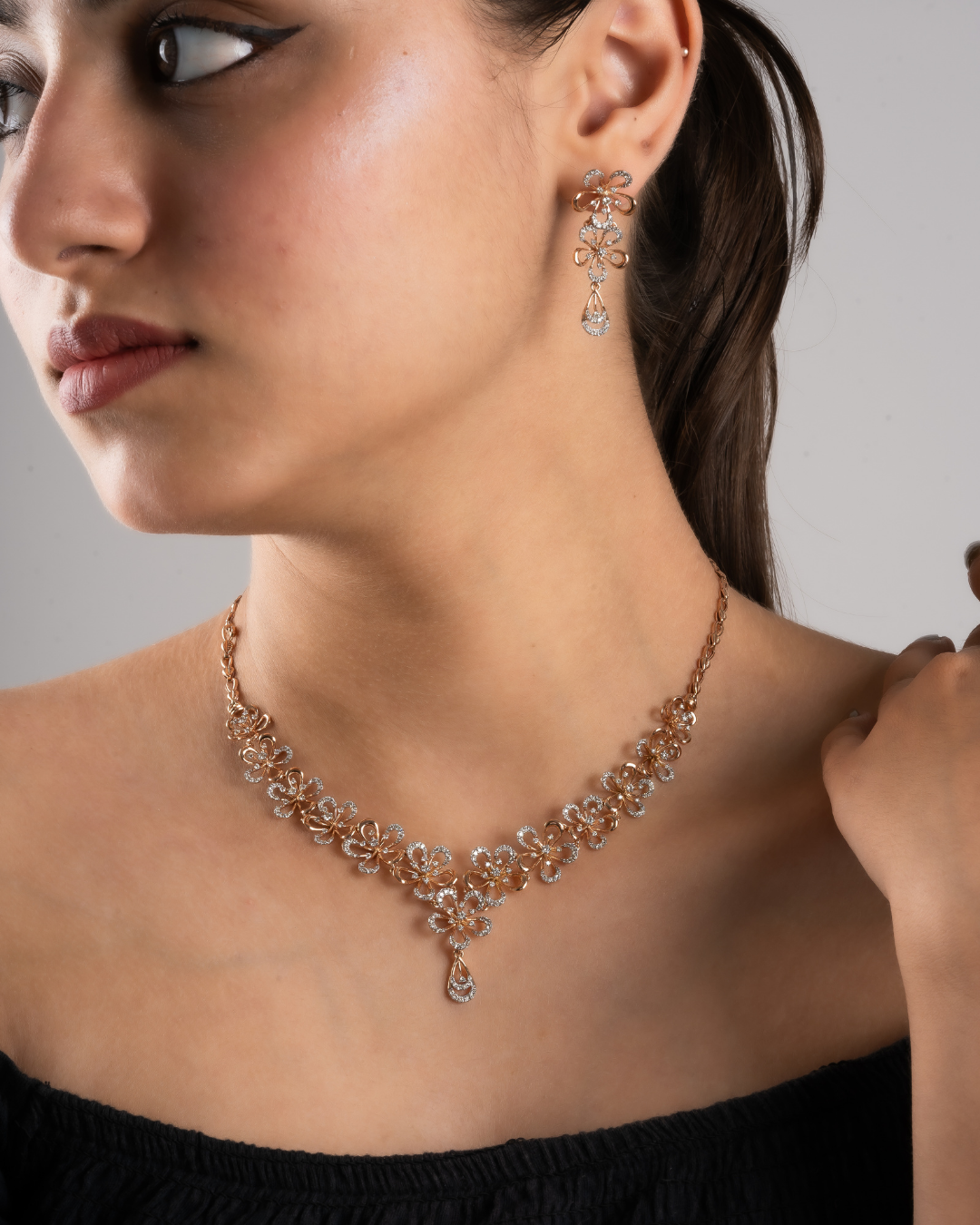 Floral Connecting Necklace