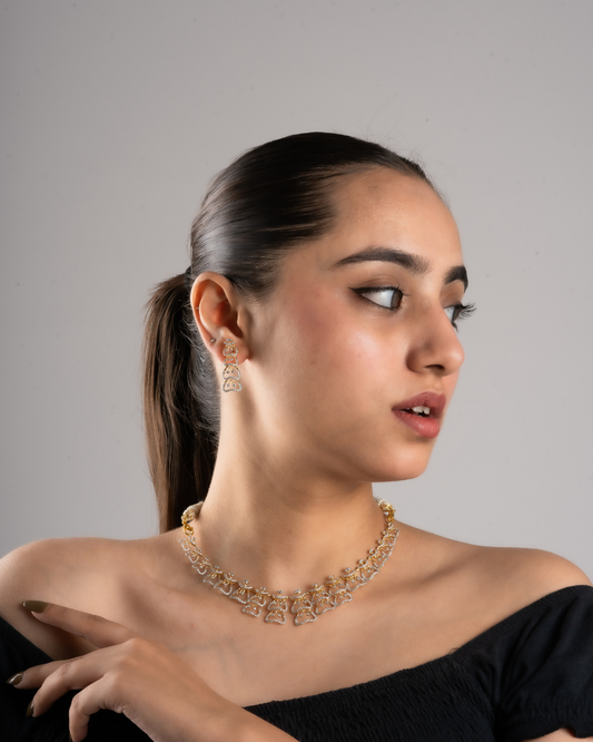 Honey Bee Diamond Necklace