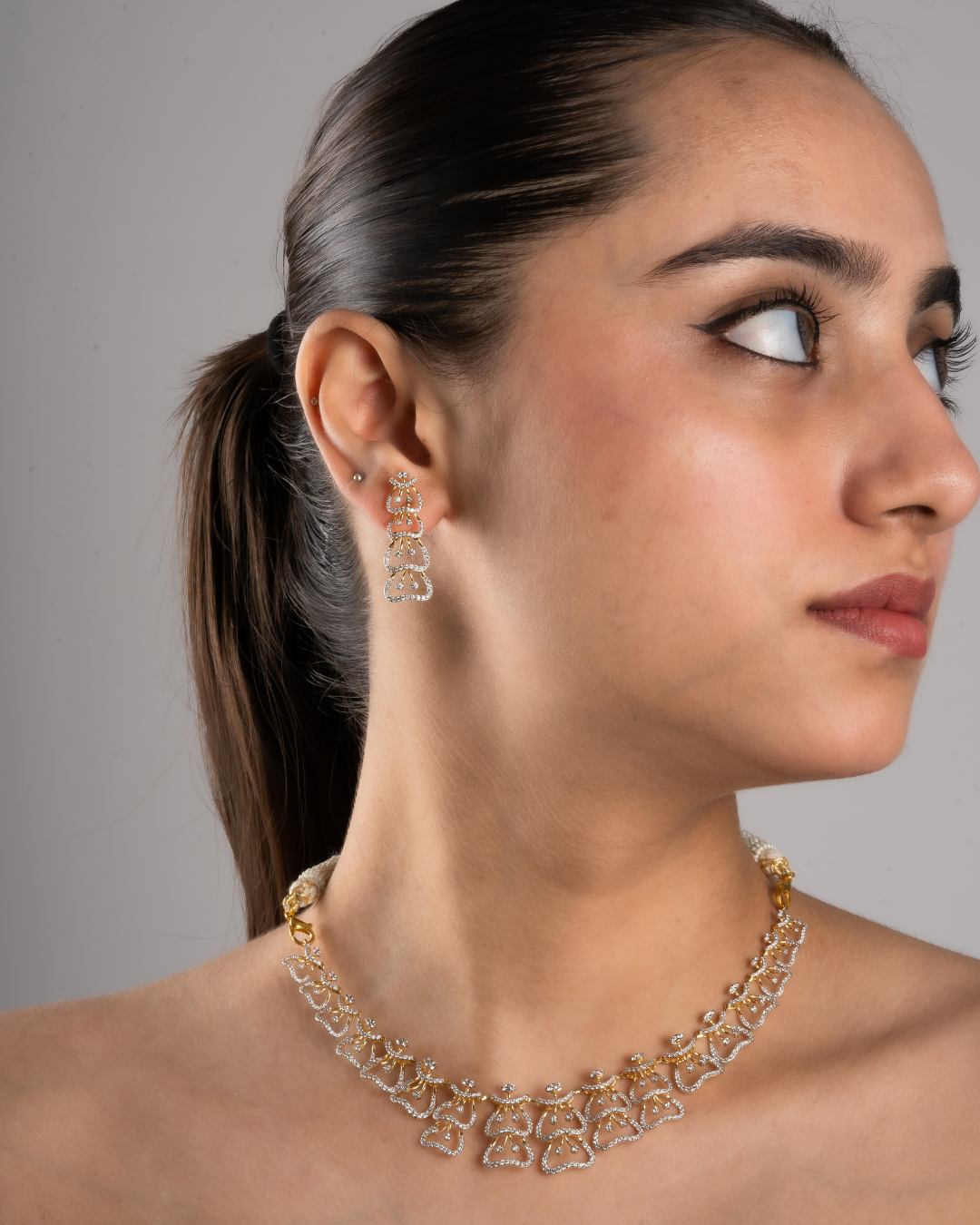 Honey Bee Diamond Necklace