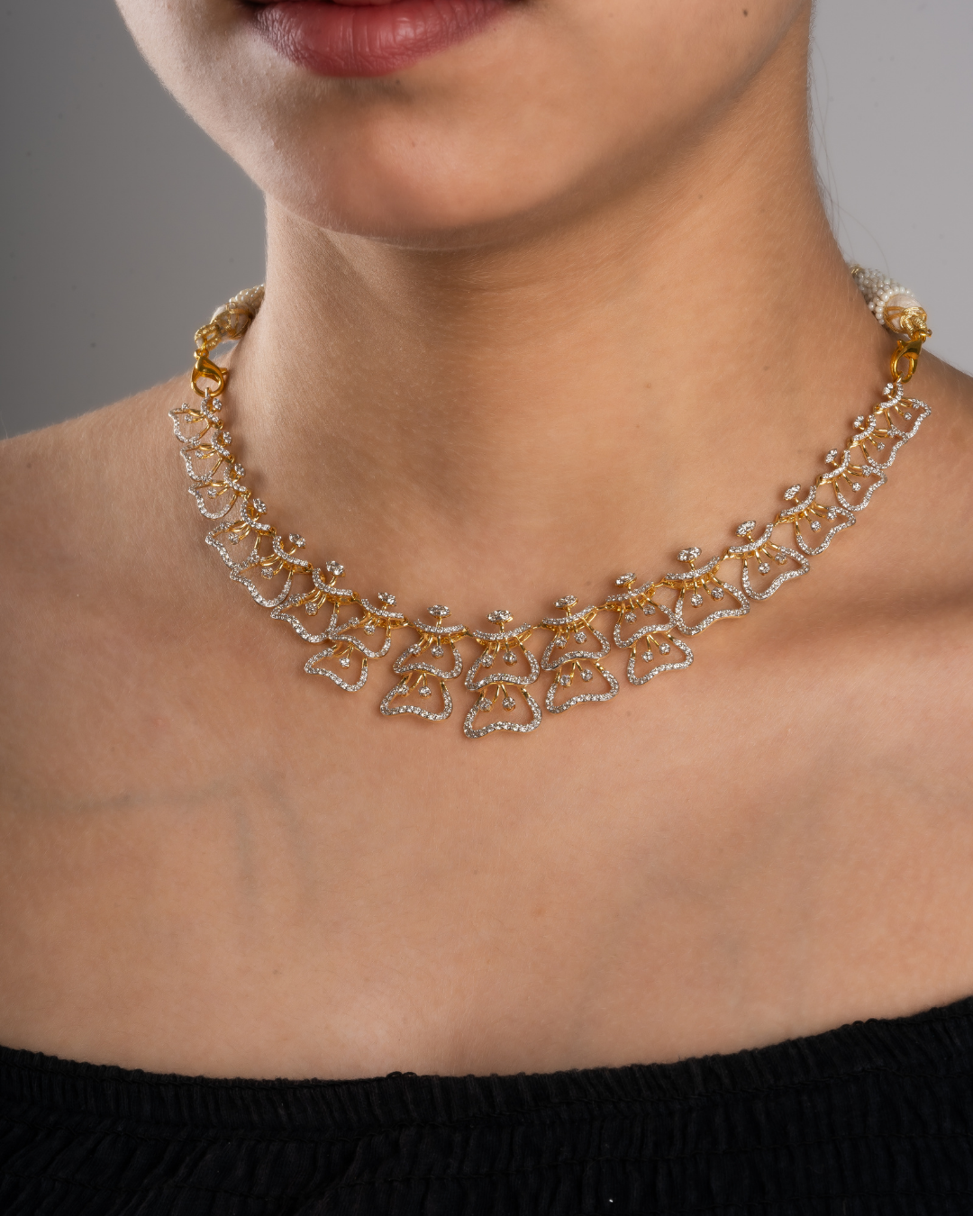 Honey Bee Diamond Necklace