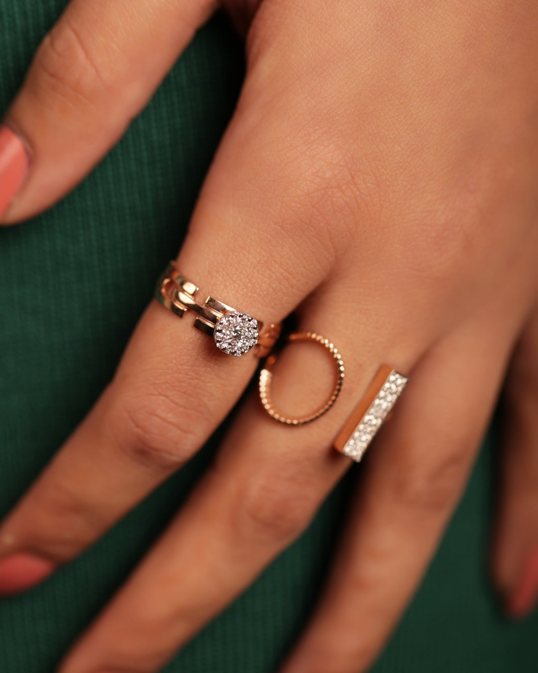 Classy Cluster Ring