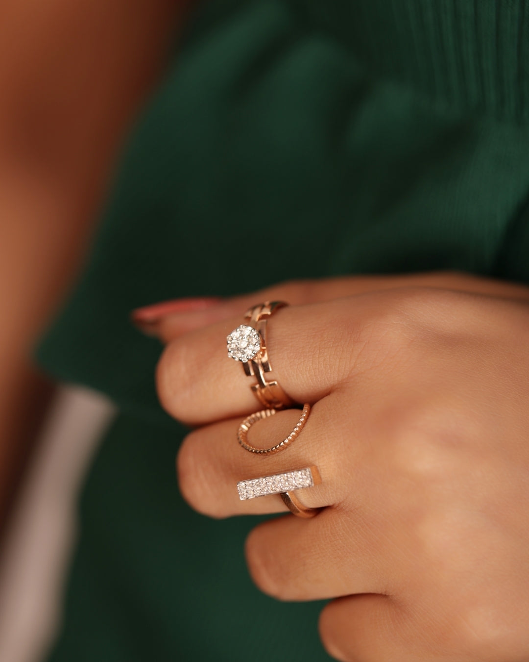 Classy Cluster Ring