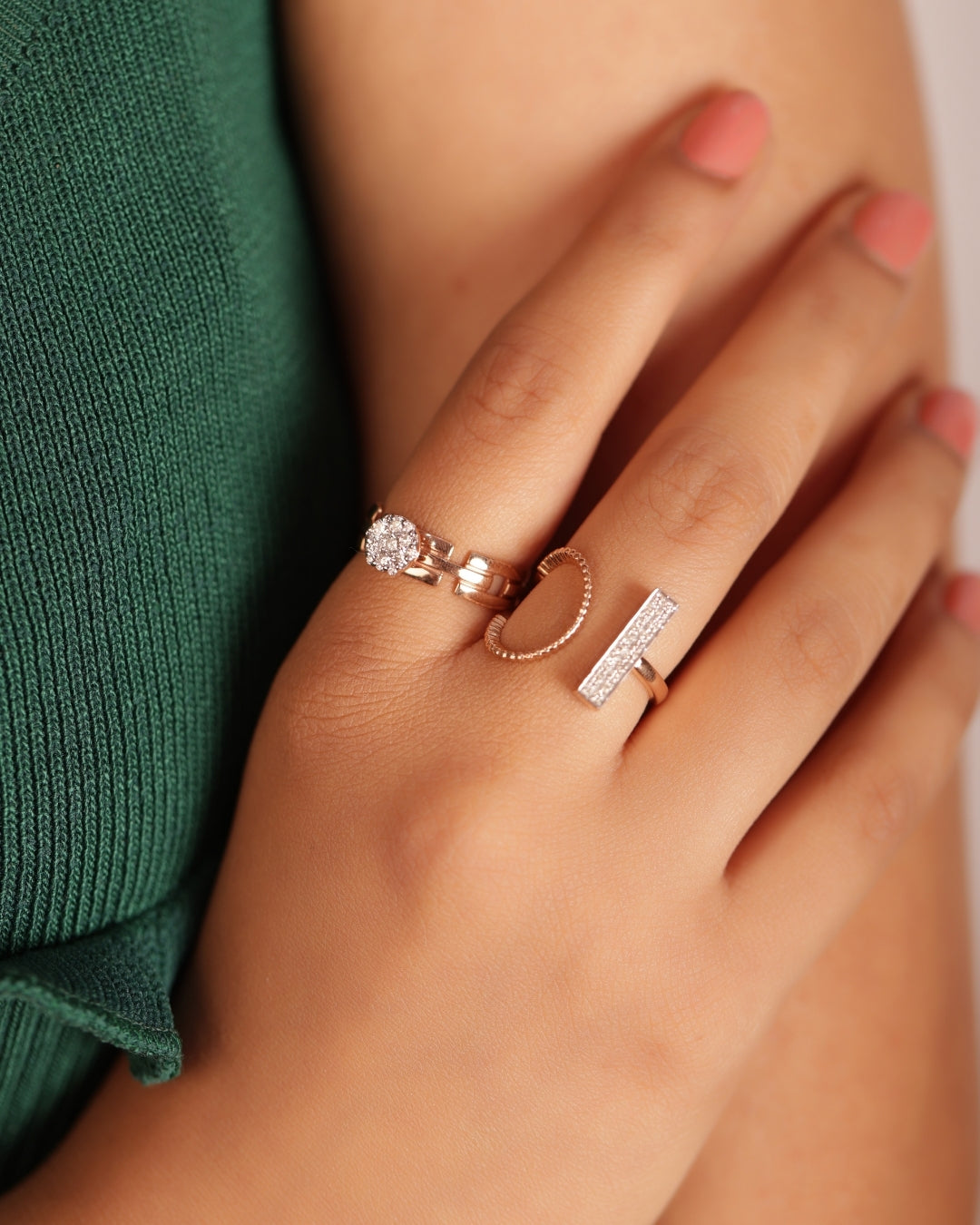 Classy Cluster Ring