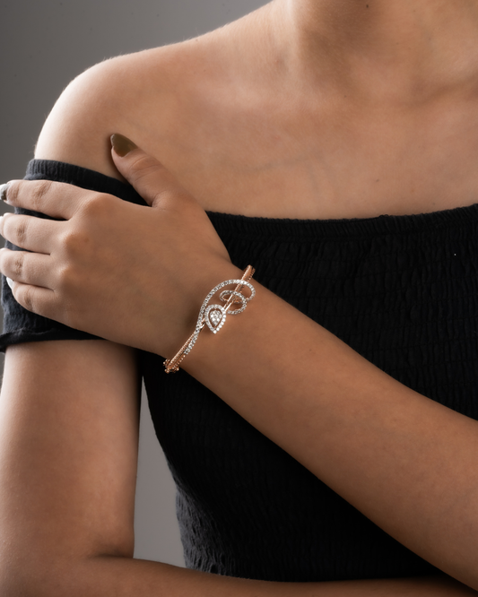 diamond spiral bracelet