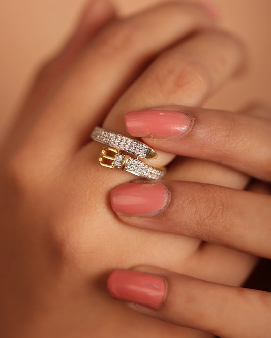 Belt Style Diamond Ring