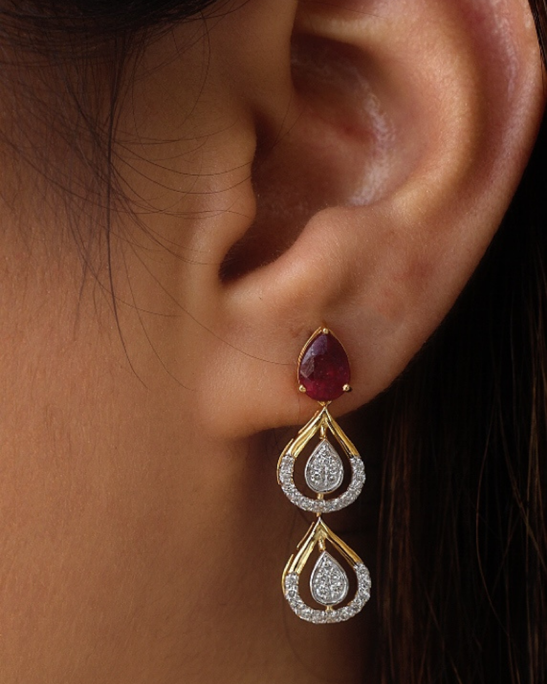 Imperial Diamond Ruby Necklace