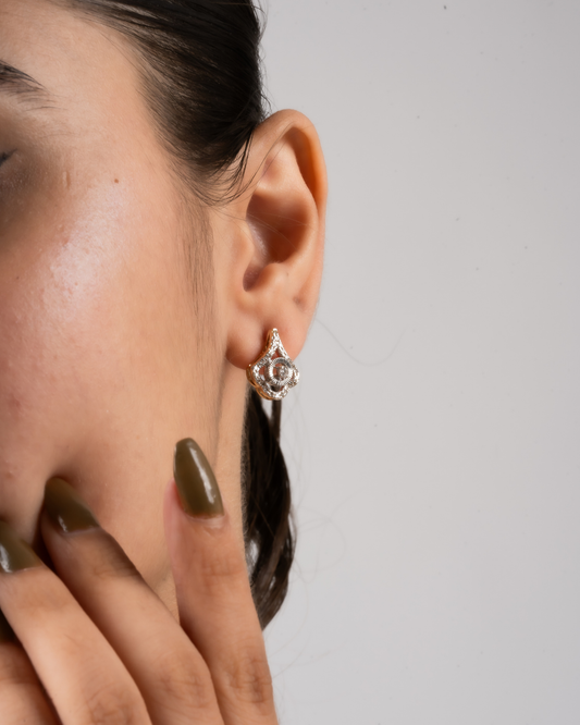cnc cutting diamond earrings
