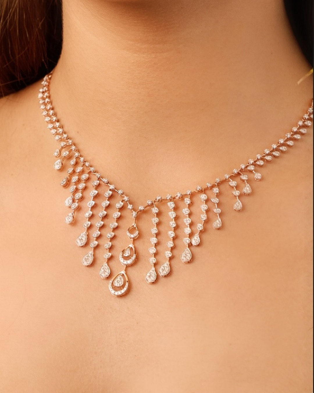 Diamond Cascade Necklace