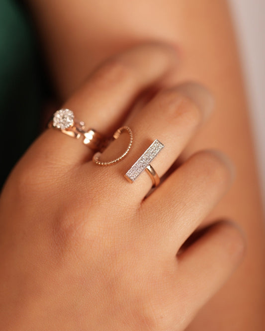 Classy Cluster Ring