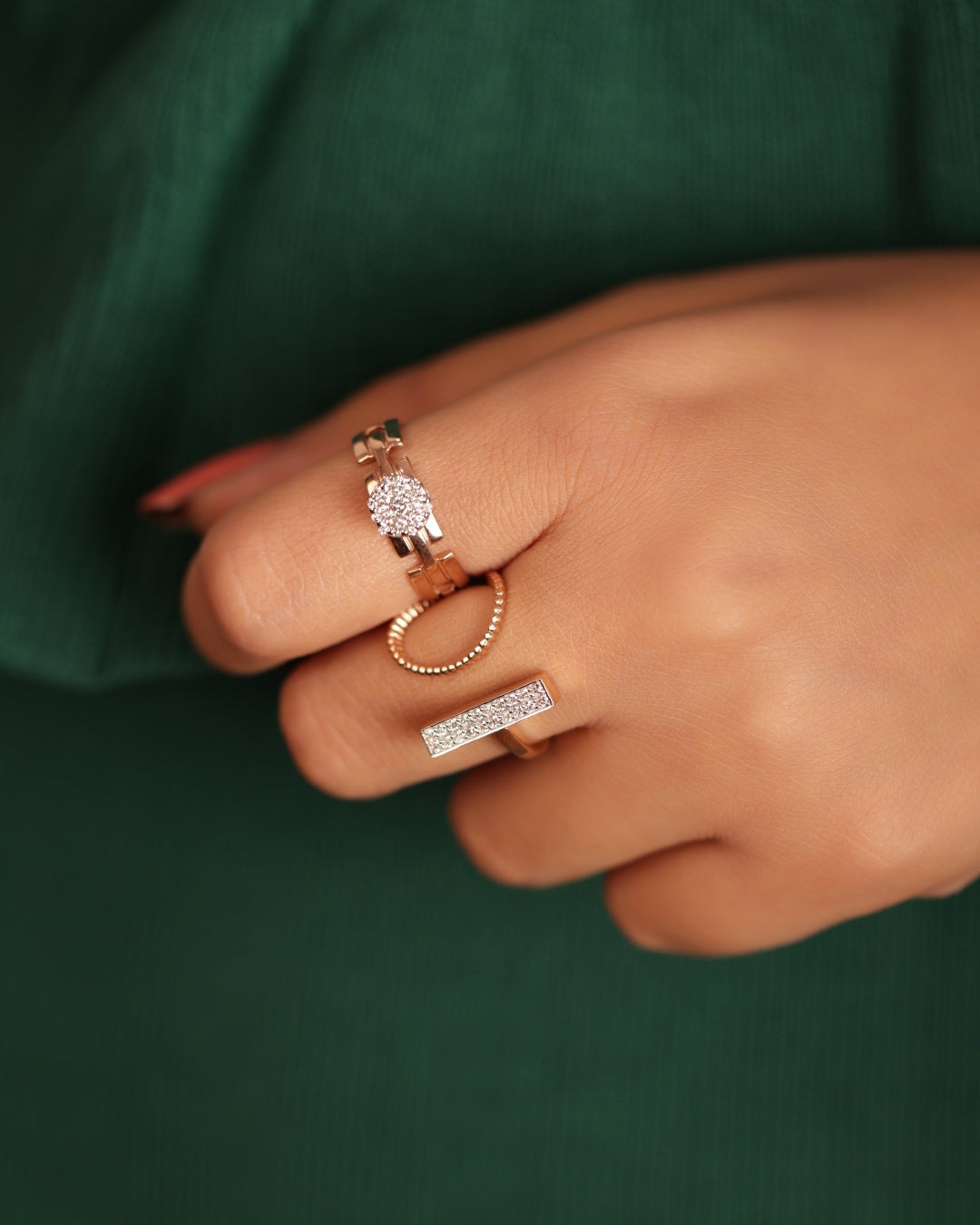 Classy Cluster Ring